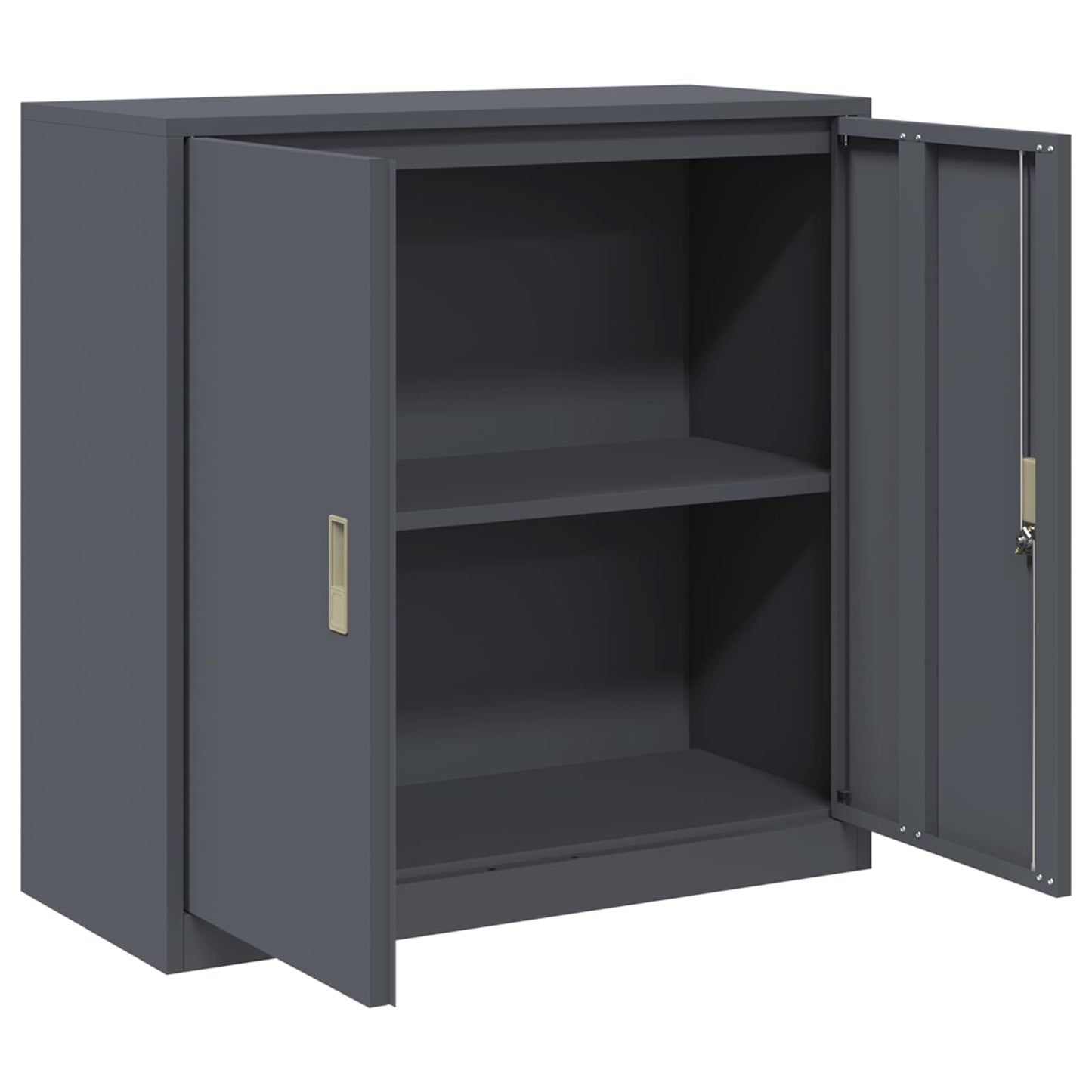 Oppbevaringsskap Antrasitt 90 x 40 x 90 cm Stål