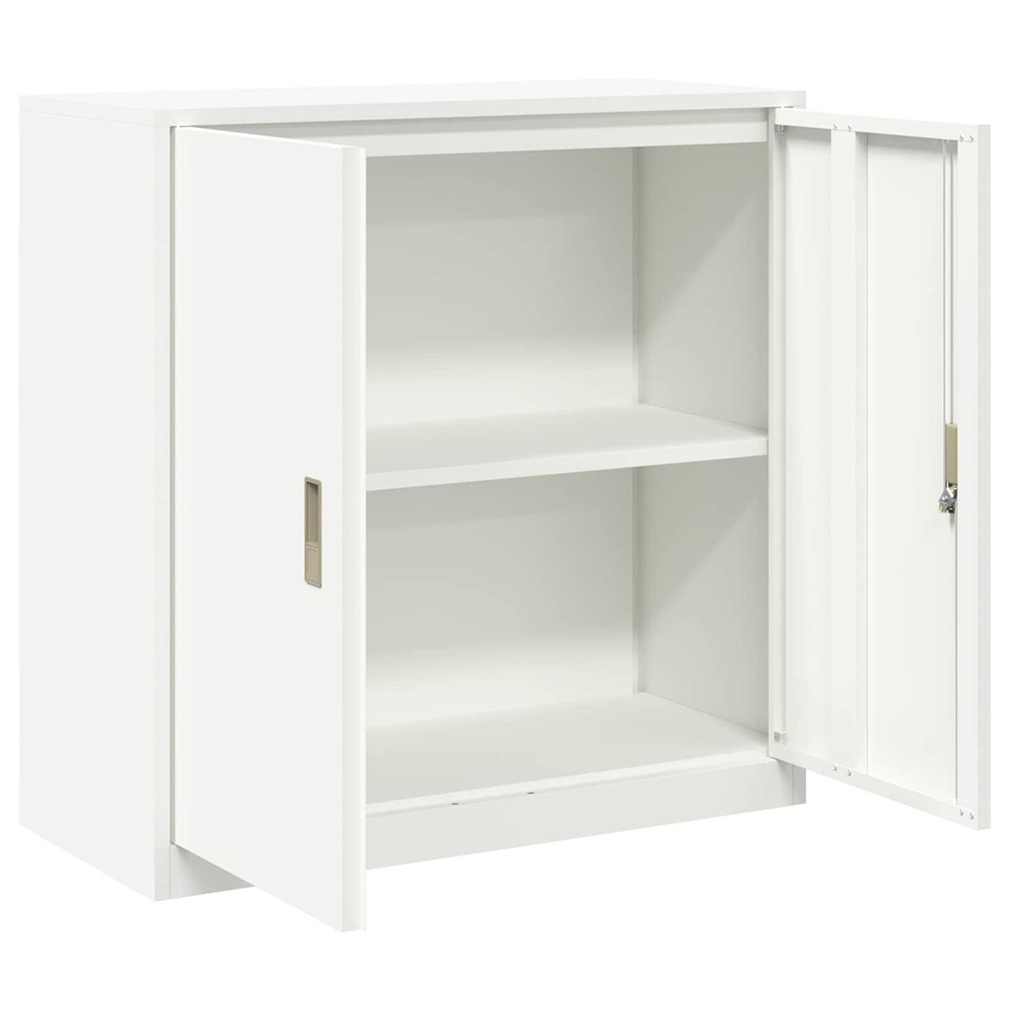 Oppbevaringsskap Hvit 90 x 40 x 90 cm Stål