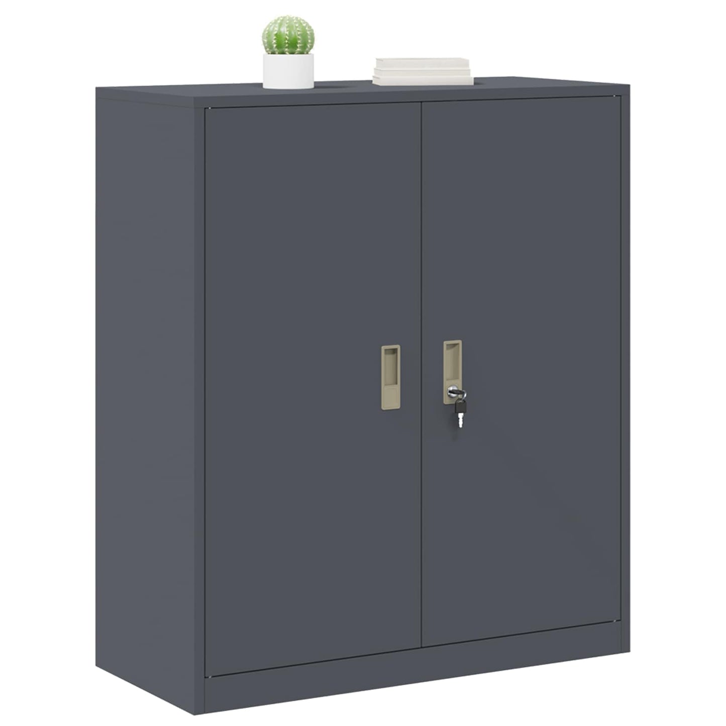 Oppbevaringsskap Antrasitt 90 x 40 x 105 cm Stål
