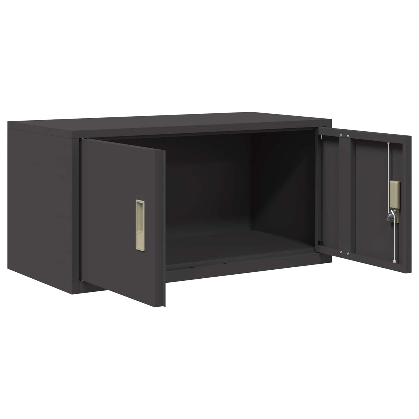 Oppbevaringsskap Svart 80 x 40 x 40 cm Stål
