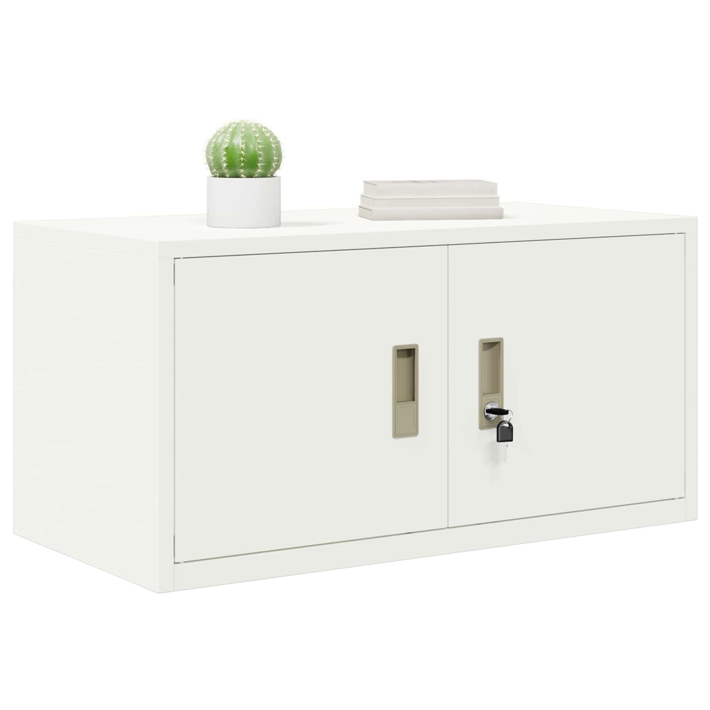 Oppbevaringsskap Hvit 80 x 40 x 40 cm Stål