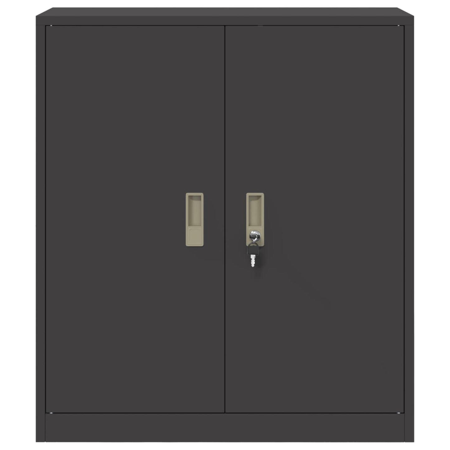 Oppbevaringsskap Svart 80 x 40 x 90 cm Stål