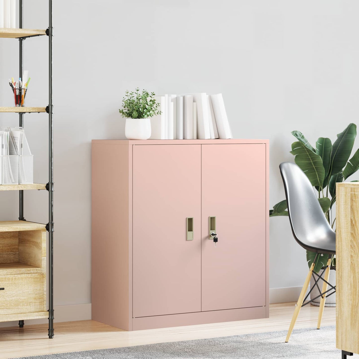 Oppbevaringsskap Rosa 80 x 40 x 90 cm Stål