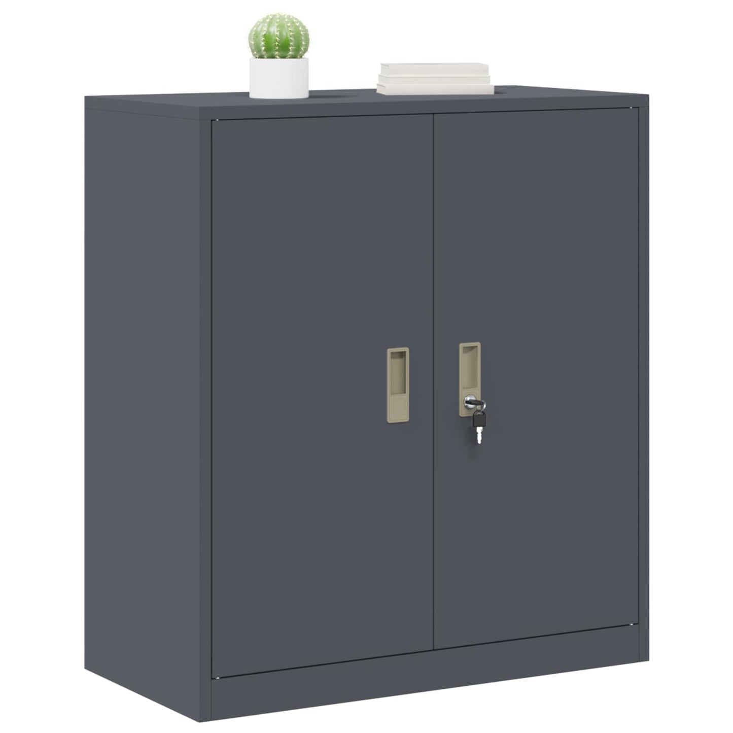 Oppbevaringsskap Antrasitt 80 x 40 x 90 cm Stål