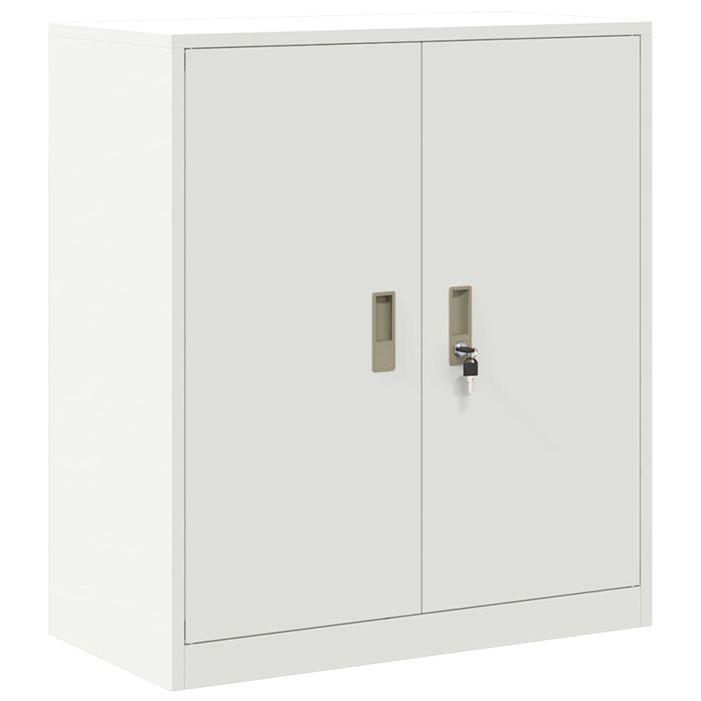 Oppbevaringsskap Hvit 80 x 40 x 90 cm Stål