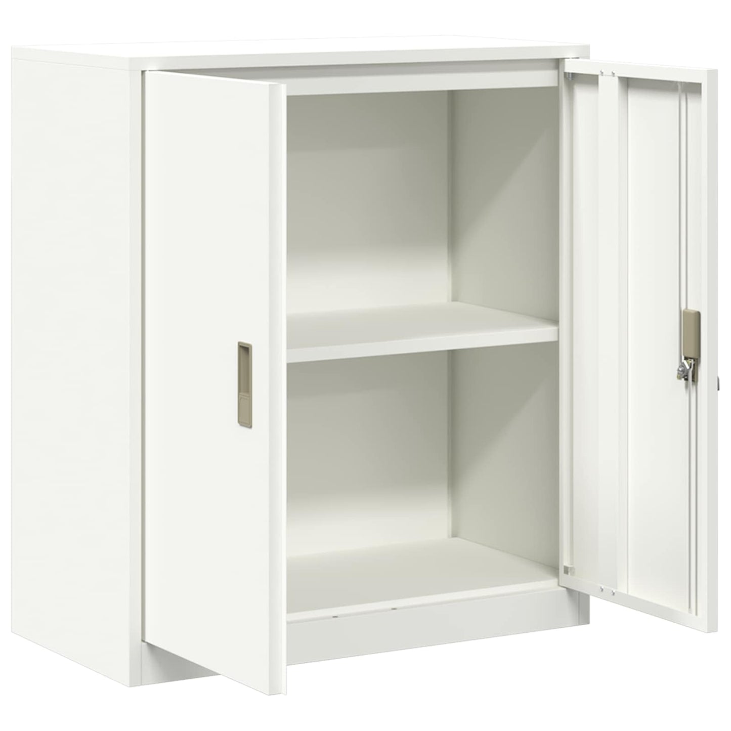 Oppbevaringsskap Hvit 80 x 40 x 90 cm Stål