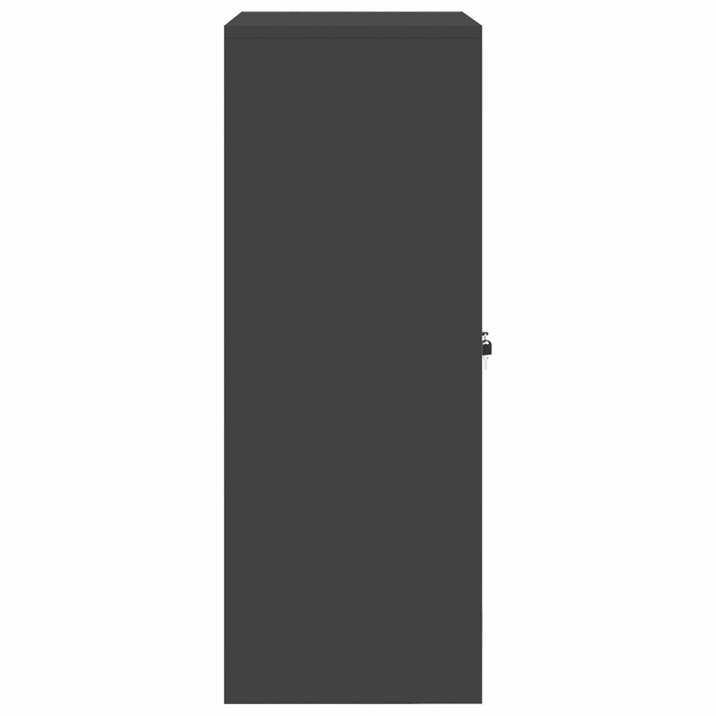 Oppbevaringsskap Svart 80 x 40 x 105 cm Stål