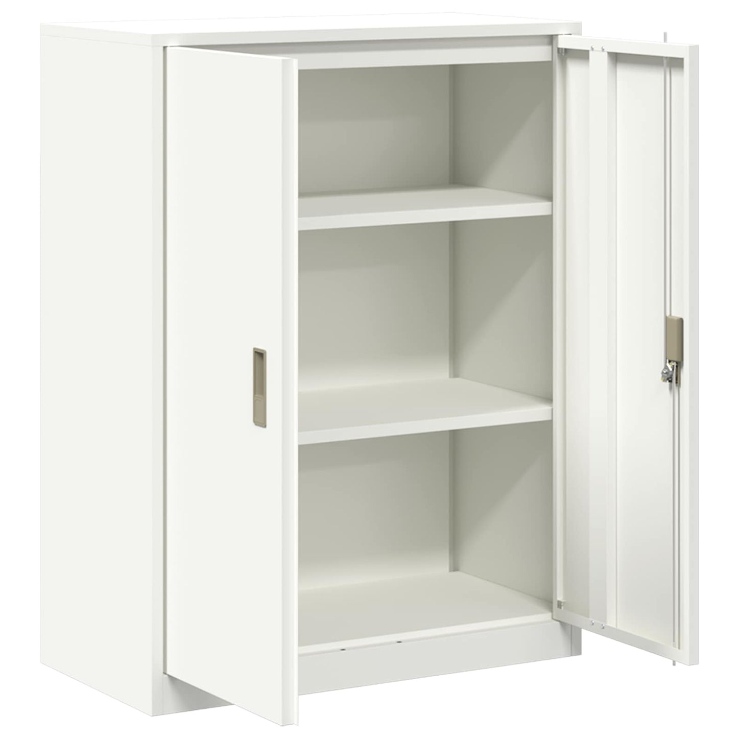 Oppbevaringsskap Hvit 80 x 40 x 105 cm Stål