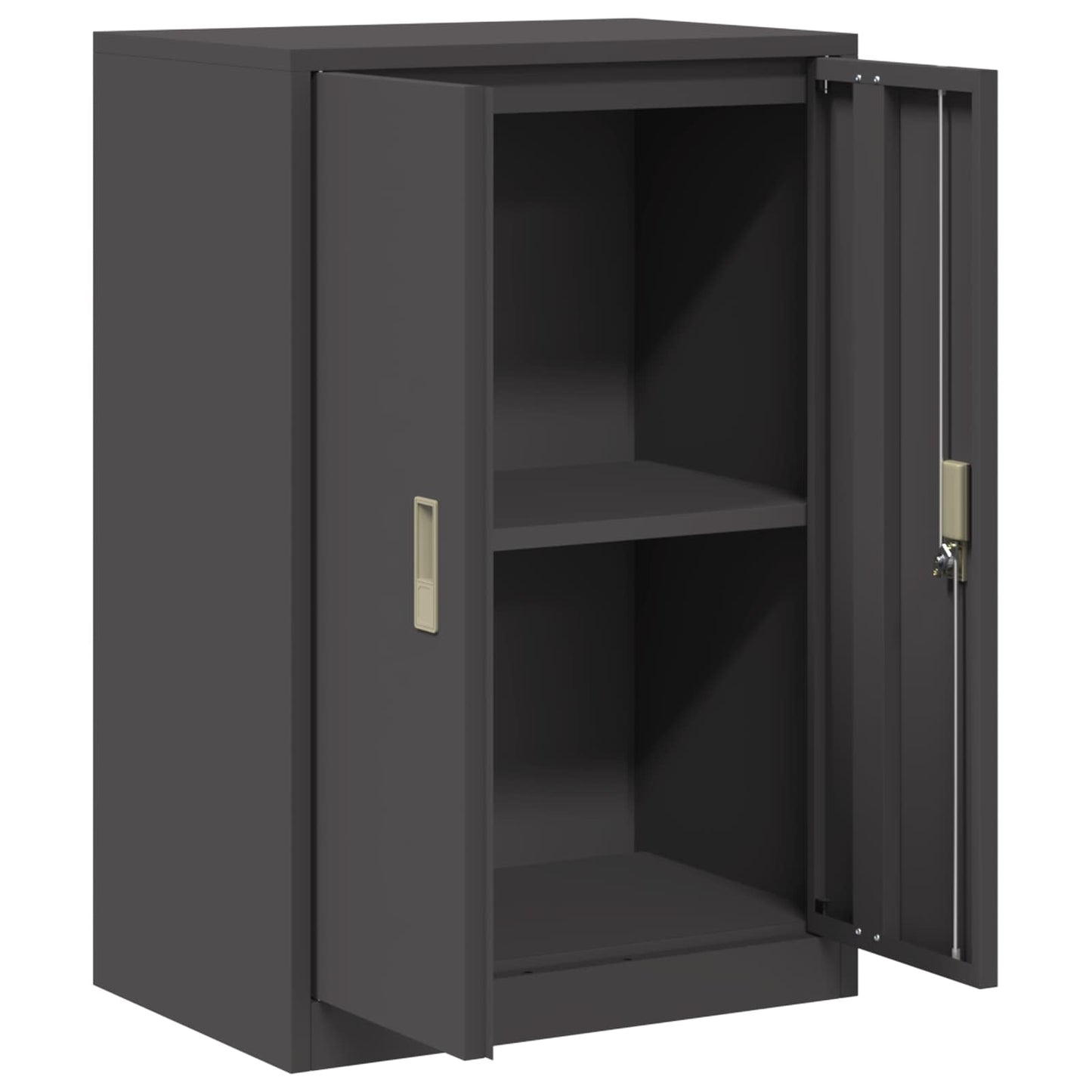 Oppbevaringsskap Svart 60 x 40 x 90 cm Stål