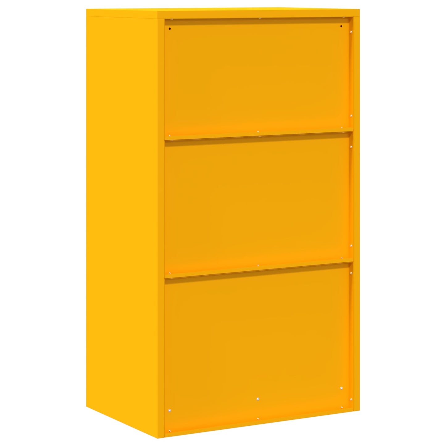 Oppbevaringsskap Sennepsgul 60 x 40 x 105 cm Stål