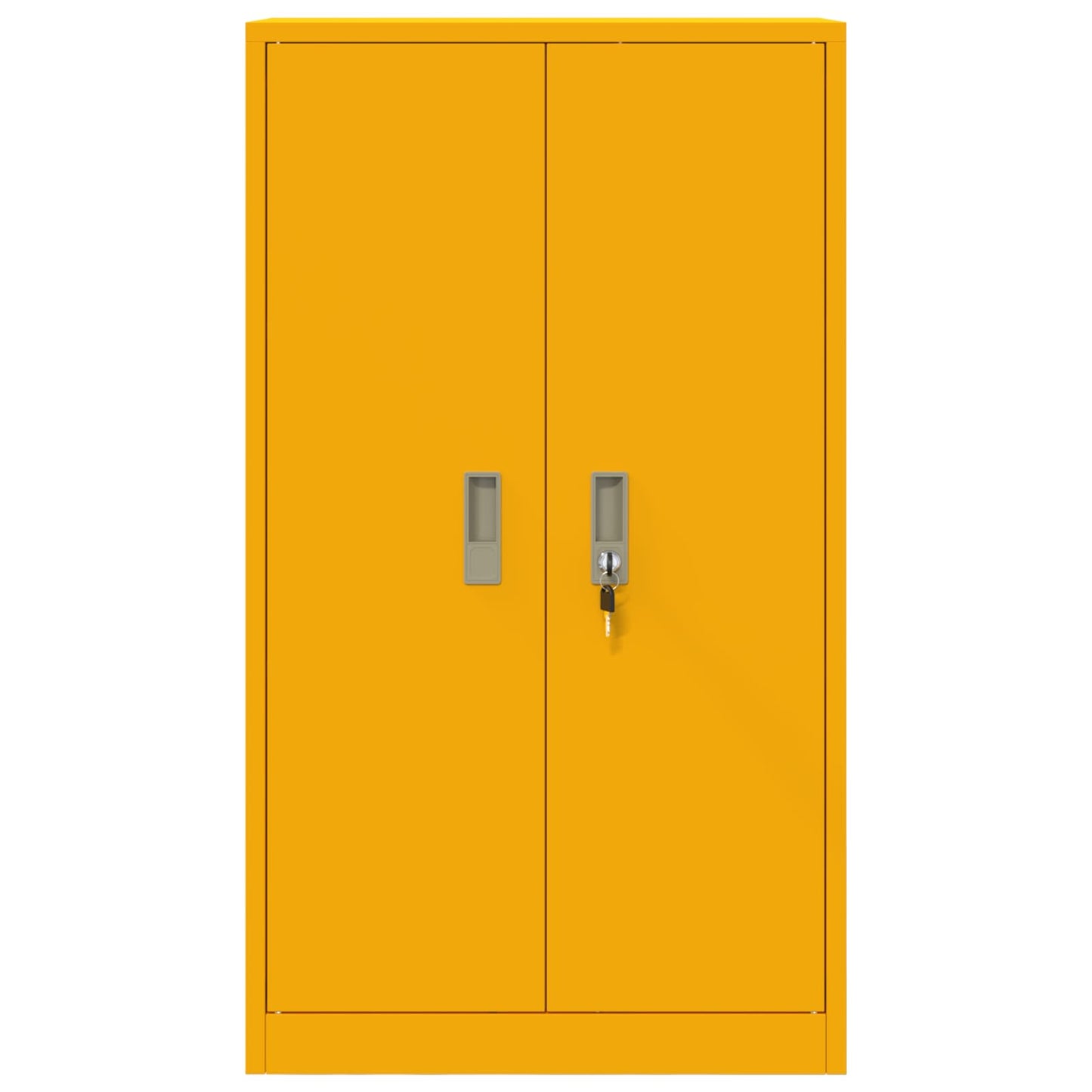 Oppbevaringsskap Sennepsgul 60 x 40 x 105 cm Stål