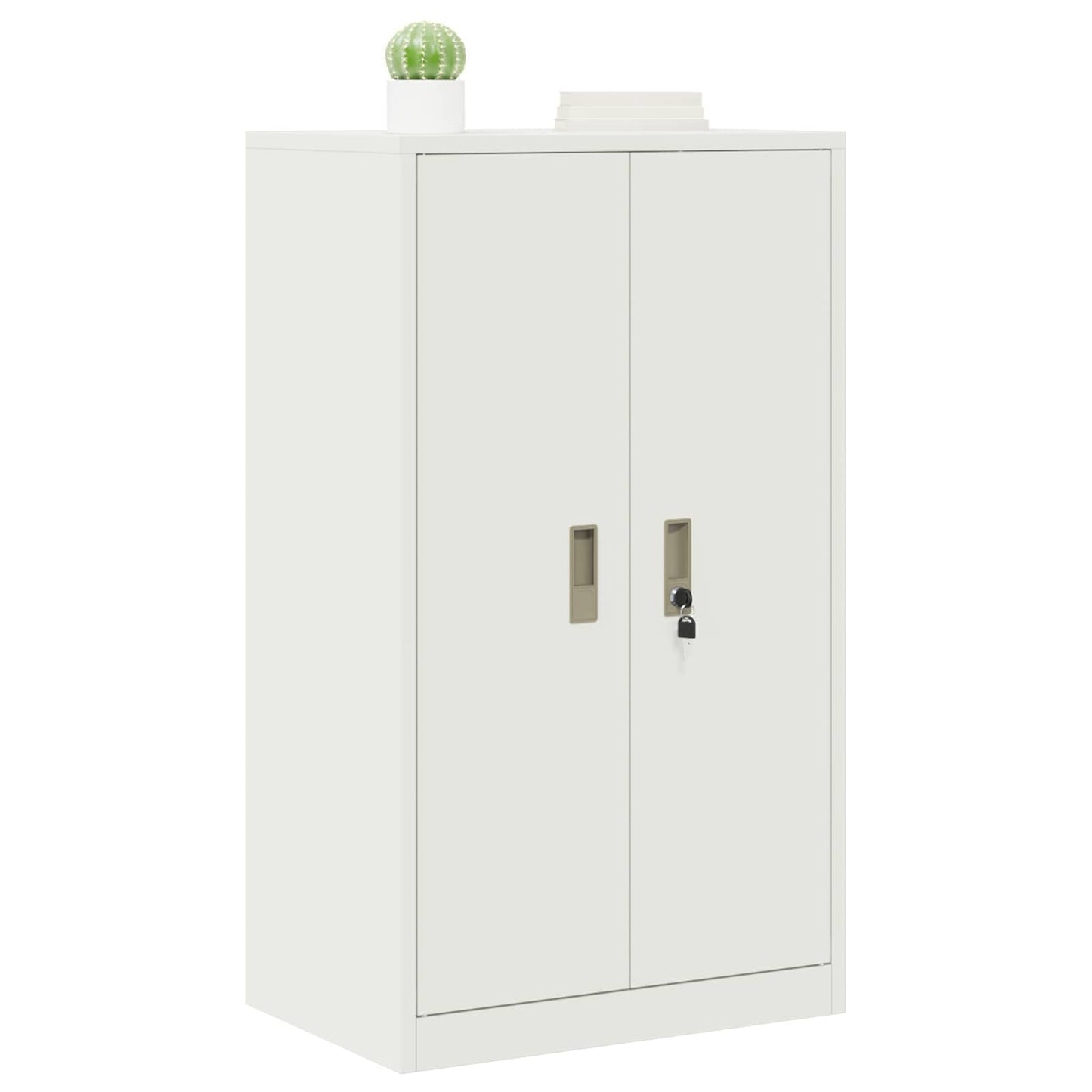 Oppbevaringsskap Hvit 60 x 40 x 105 cm Stål