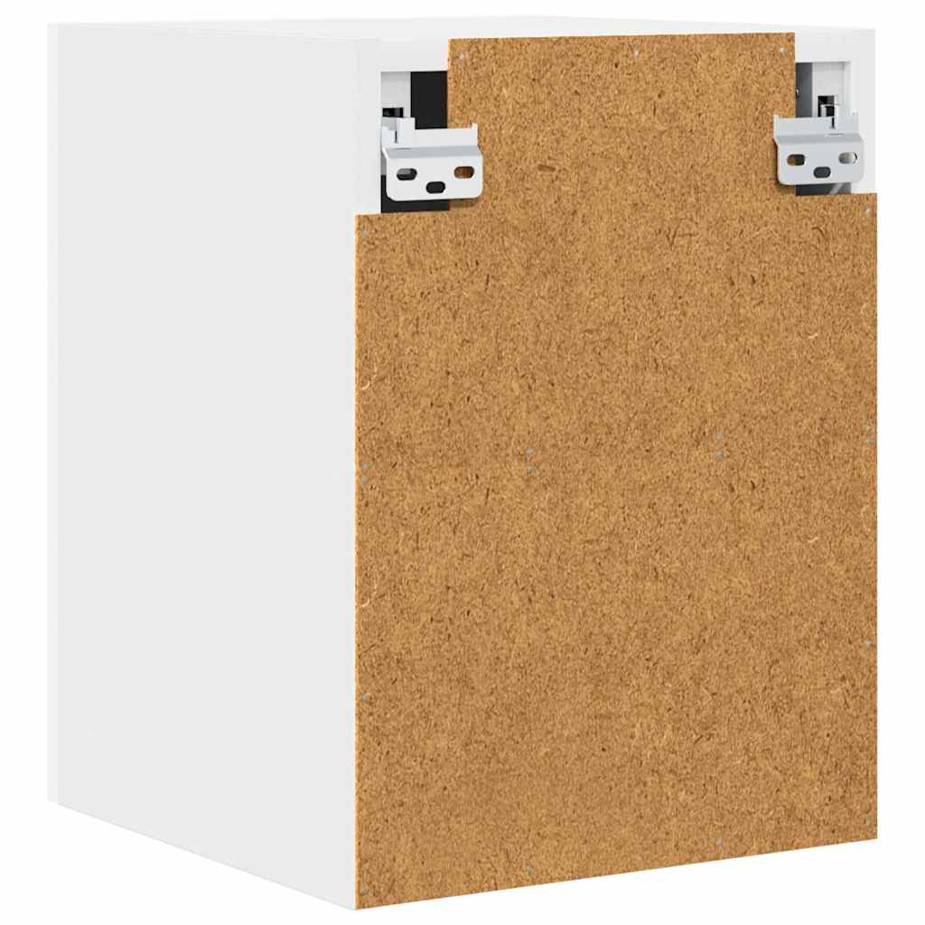 Hengende skap med dør 2 pcs Hvit 30 x 31 x 40 cm Konstruert tre