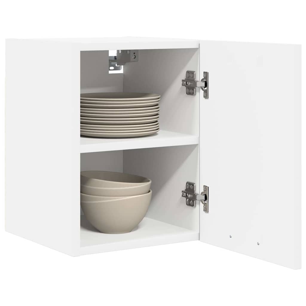 Hengende skap med dør 2 pcs Hvit 30 x 31 x 40 cm Konstruert tre