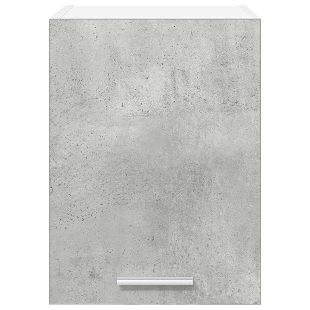Hengende skap med dør 2 pcs Betonggrå og hvit 30 x 31 x 40 cm