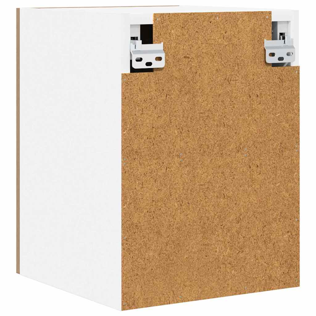 Hengende skap med dør 2 pcs Artisan eik og hvit 30 x 31 x 40 cm