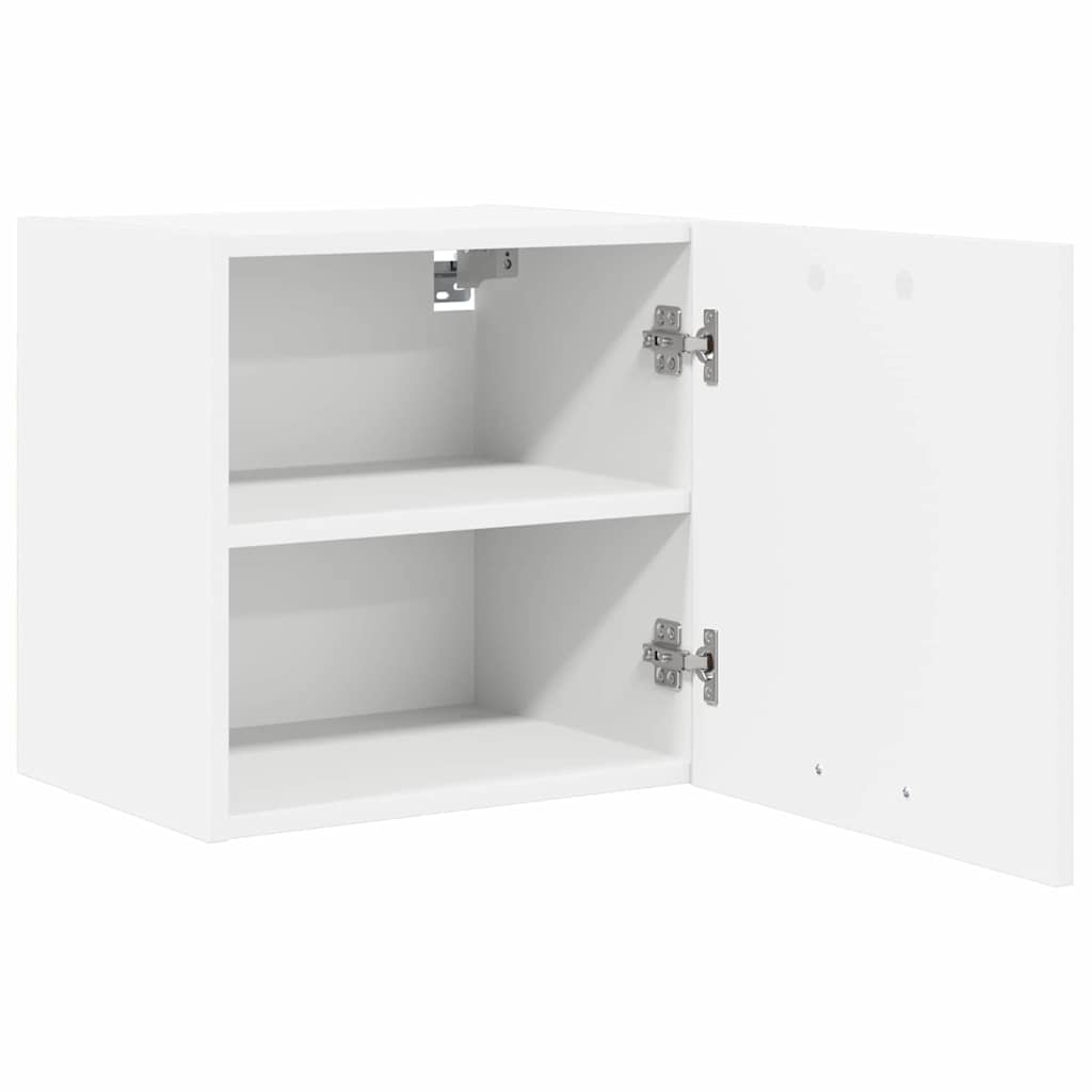 Hengende skap med dør 2 pcs Hvit 40 x 31 x 40 cm Konstruert tre