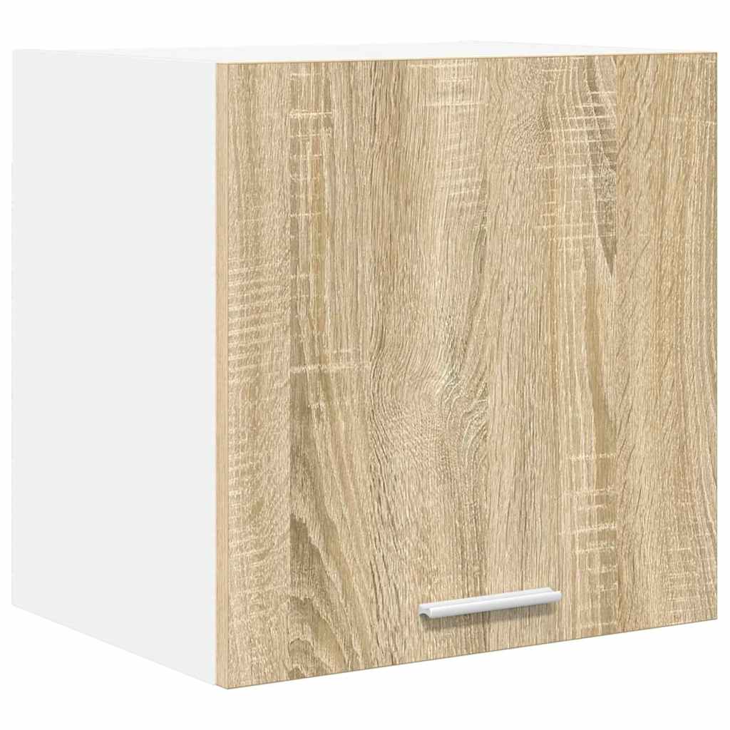 Hengende skap Riga 2 pcs Sonoma eik og hvit 40 x 31 x 40 cm