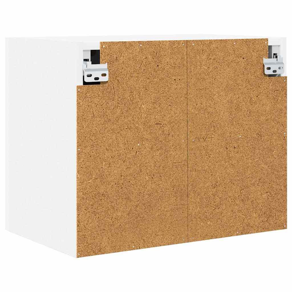 Hengende skap med dør 2 pcs Hvit 50 x 31 x 40 cm Konstruert tre