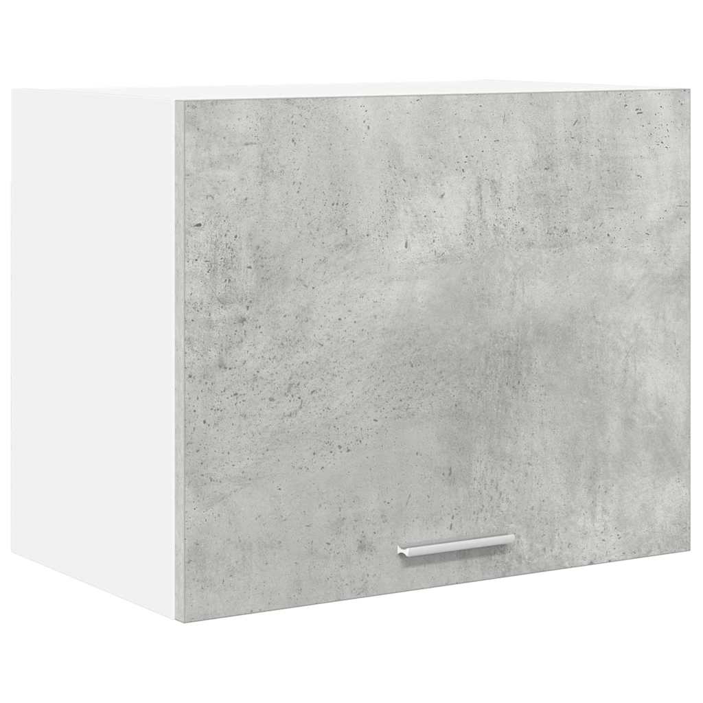 Hengende skap med dør 2 pcs Betonggrå og hvit 50 x 31 x 40 cm