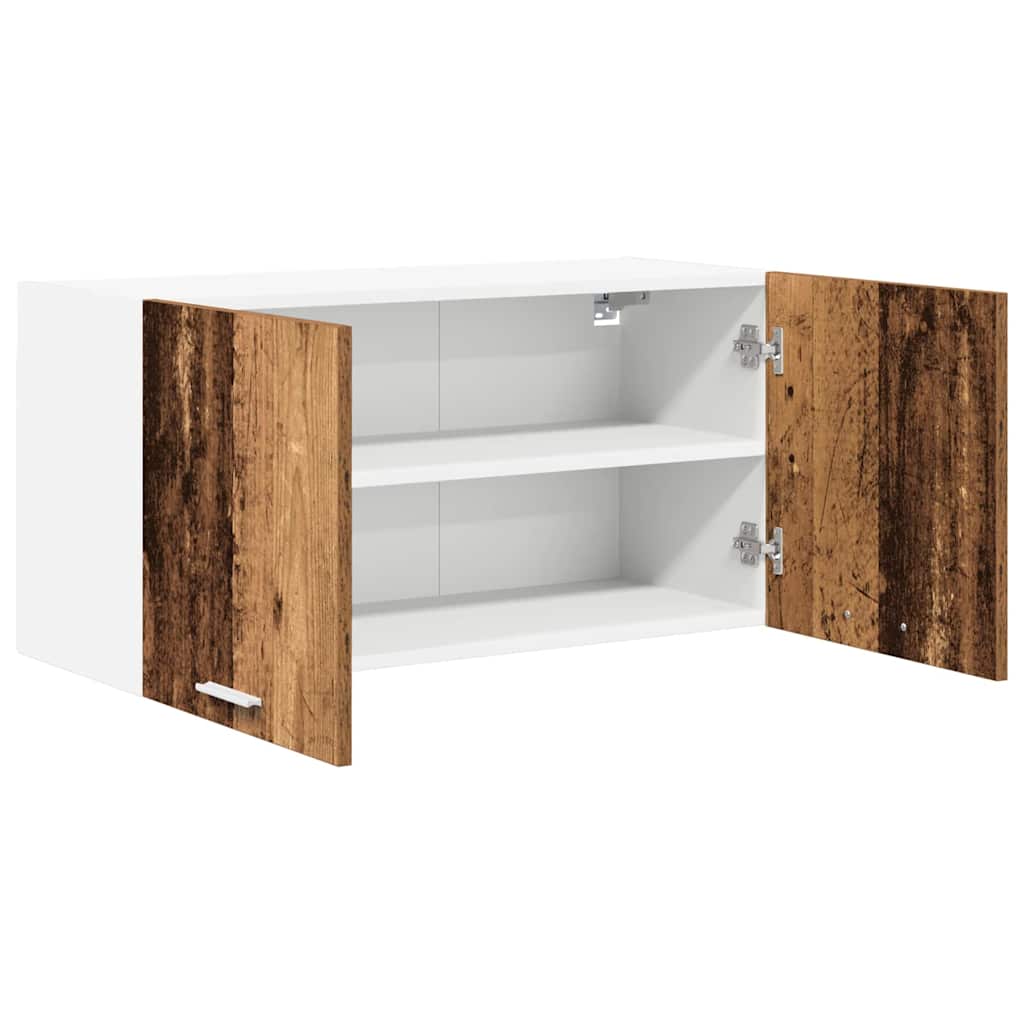 Hengende skap Gammelt tre 80 x 31 x 40 cm Konstruert tre