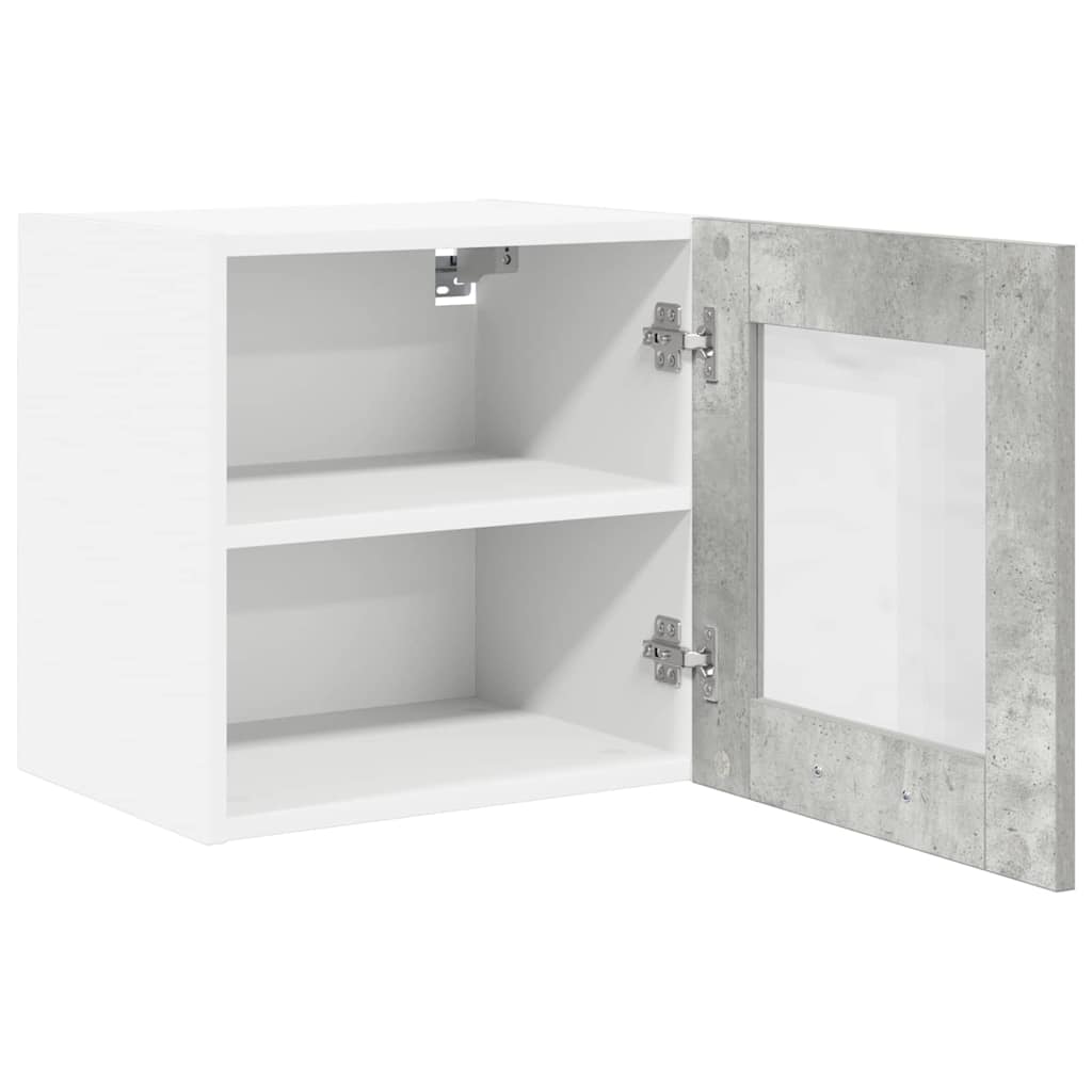 Hengende skap med lagring Riga 2 pcs Betonggrå 40 x 31 x 40 cm