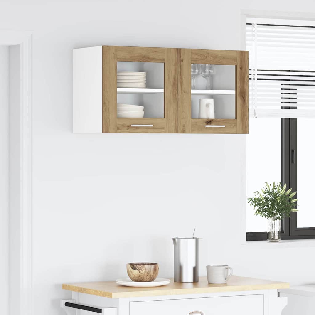 Hengende skap med dør Riga 2 pcs Artisan Eik 40 x 31 x 40 cm