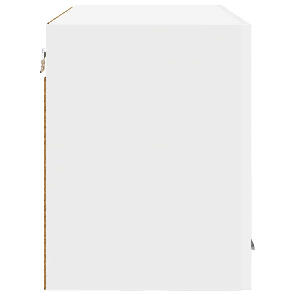 Hengende skap med dør 2 pcs Hvit 60 x 31 x 40 cm Konstruert tre