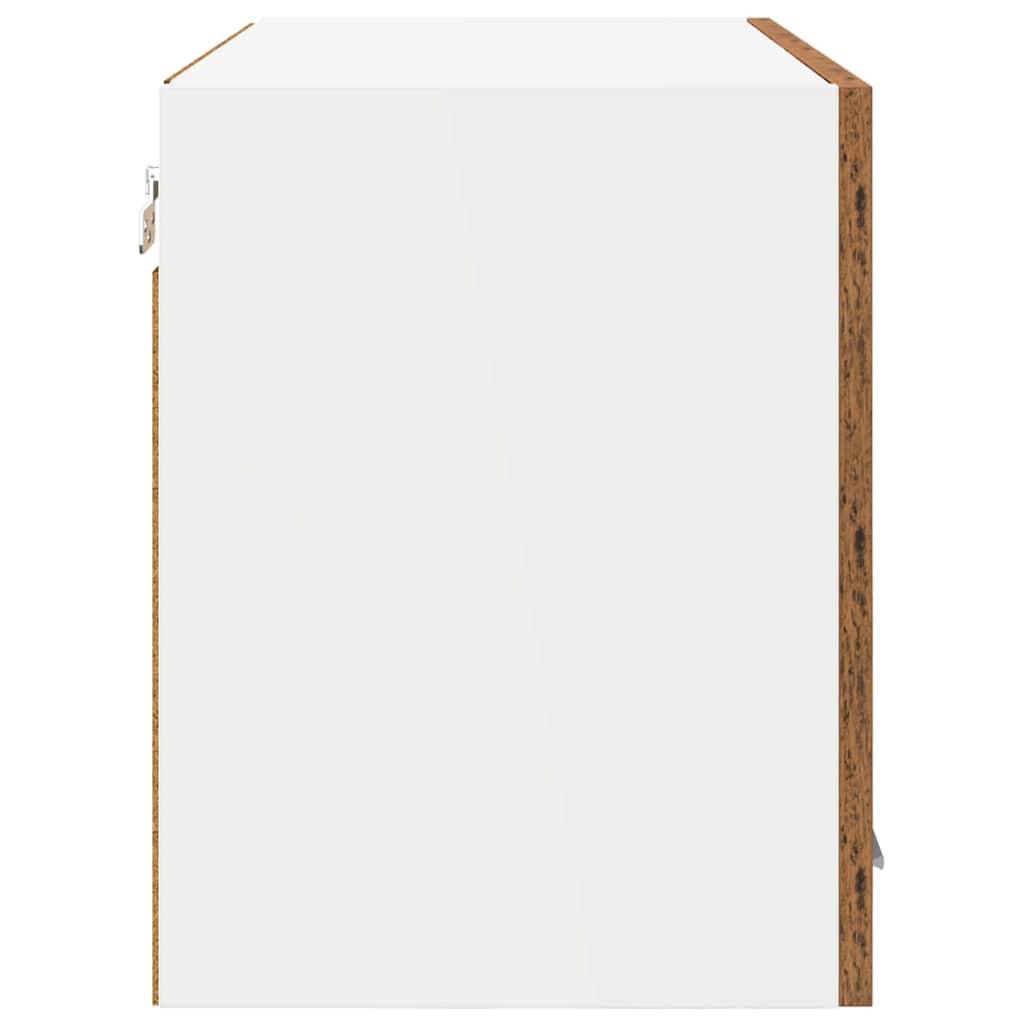 Hengende skap 2 pcs Gammelt tre 60 x 31 x 40 cm Konstruert tre