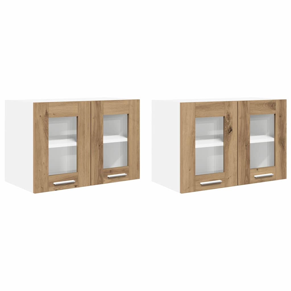 Hengende skap med dør Riga 2 pcs Artisan Eik 60 x 31 x 40 cm