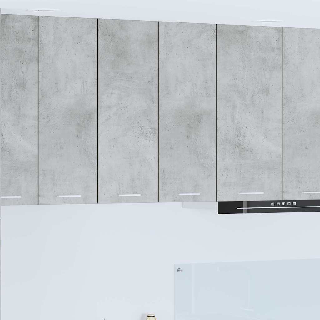 Hengende skap Betonggrå og hvit 30 x 31 x 80 cm Konstruert tre
