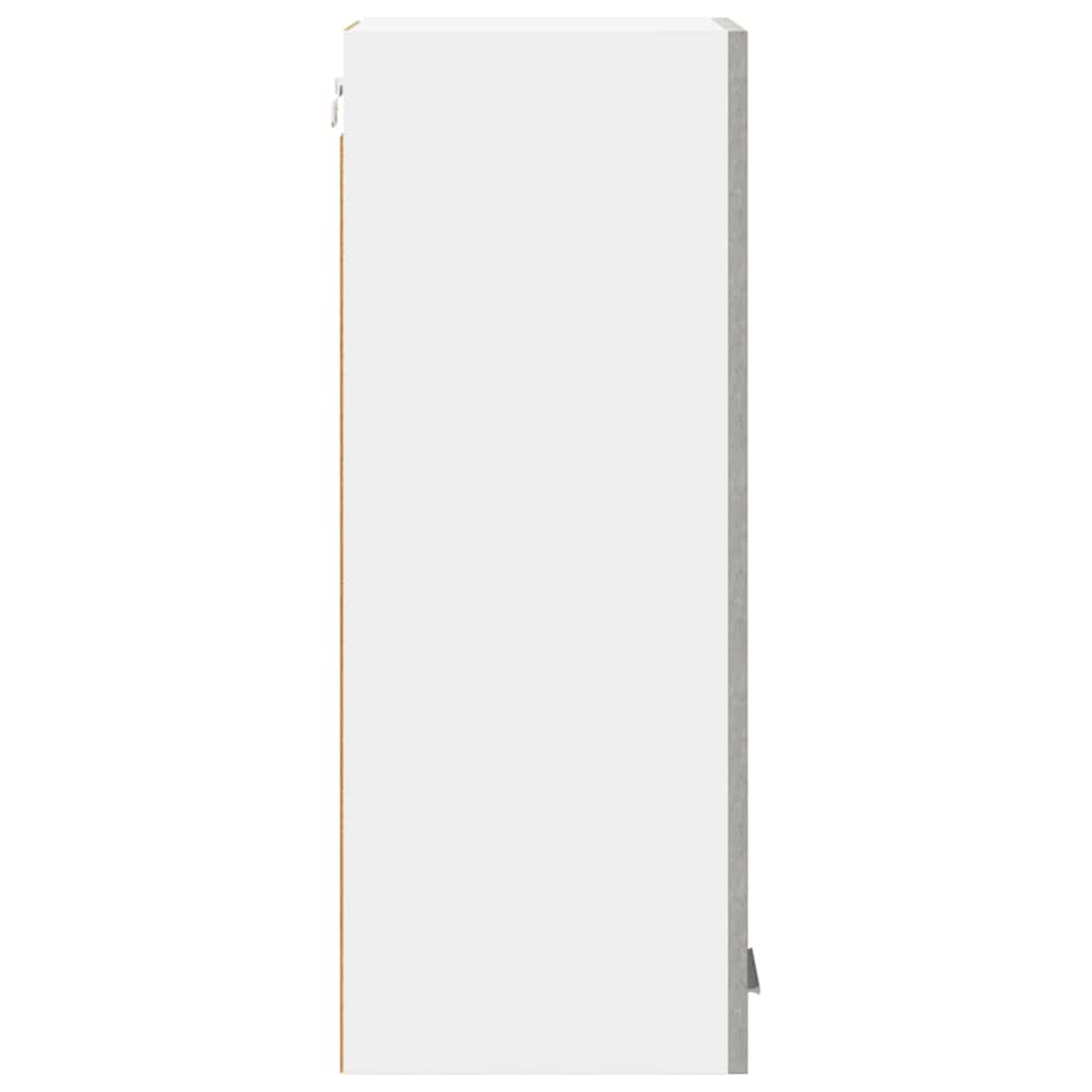 Hengende skap Betonggrå og hvit 30 x 31 x 80 cm Konstruert tre