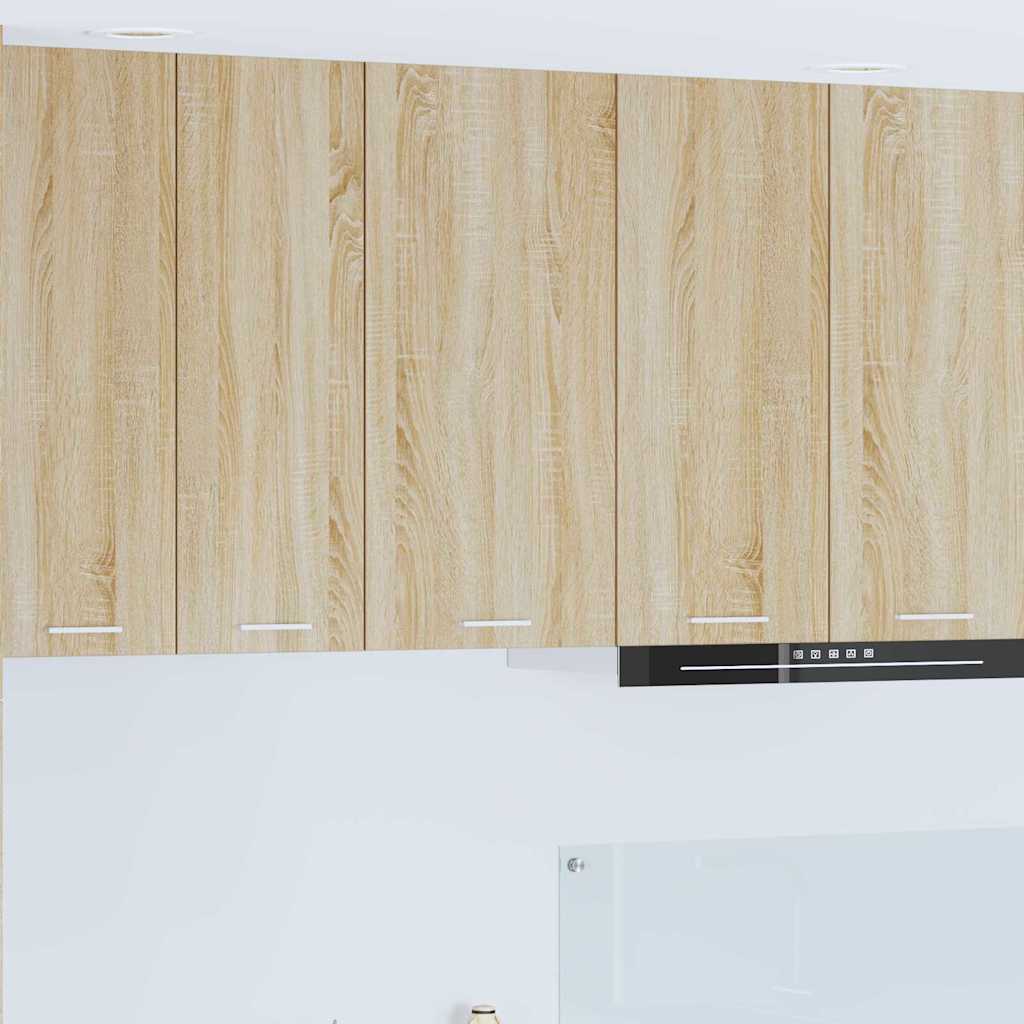 Hengende skap Sonoma eik og hvit 40 x 31 x 80 cm Konstruert tre