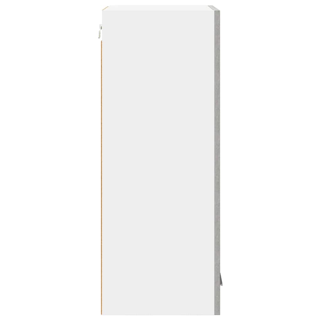 Hengende skap Betonggrå og hvit 40 x 31 x 80 cm Konstruert tre