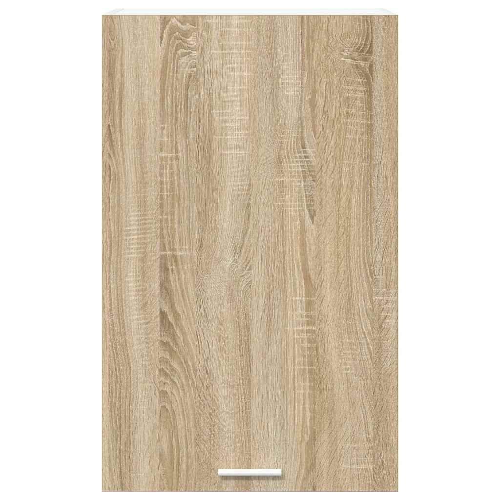 Hengende skap Sonoma eik og hvit 50 x 31 x 80 cm Konstruert tre