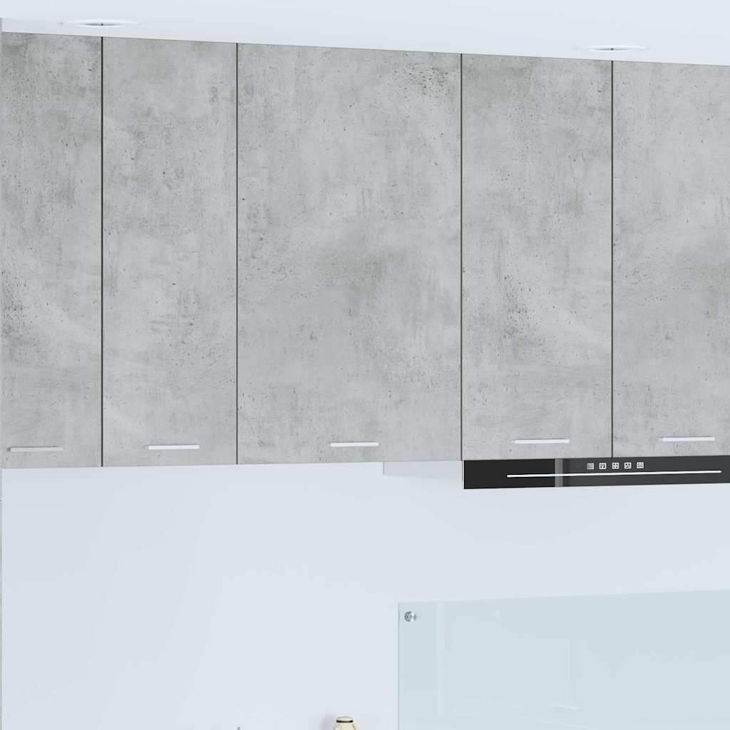 Hengende skap Betonggrå og hvit 50 x 31 x 80 cm Konstruert tre