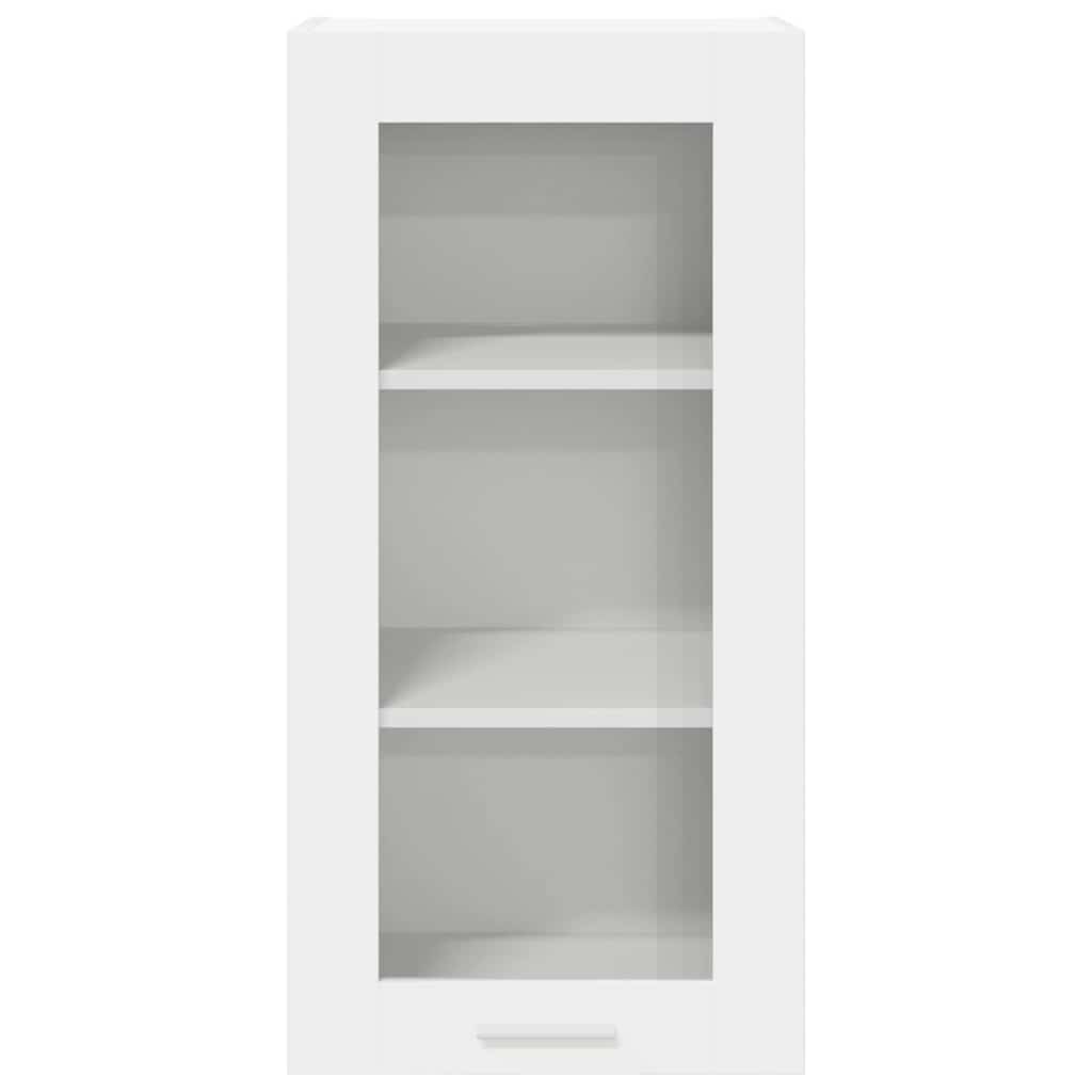 Hengende skap med dør 2 pcs Hvit 40 x 31 x 80 cm Konstruert tre