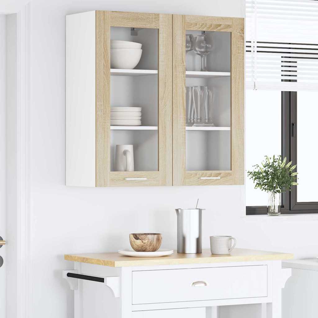 Hengende skap med dør Sonoma eik 40 x 31 x 80 cm Konstruert tre