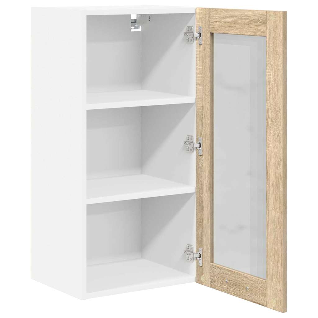 Hengende skap med dør Sonoma eik 40 x 31 x 80 cm Konstruert tre