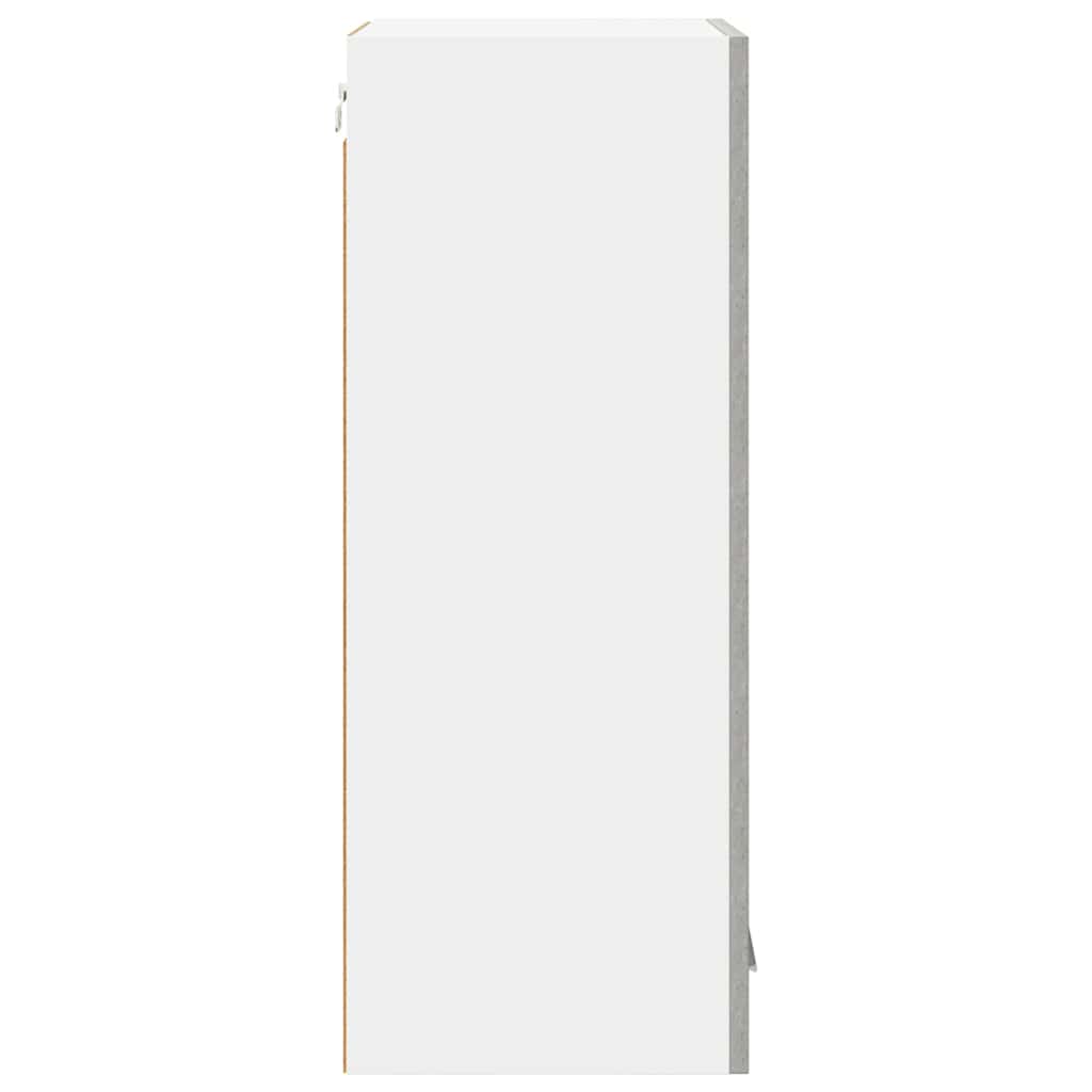 Hengende skap med dør Betonggrå 40 x 31 x 80 cm Konstruert tre
