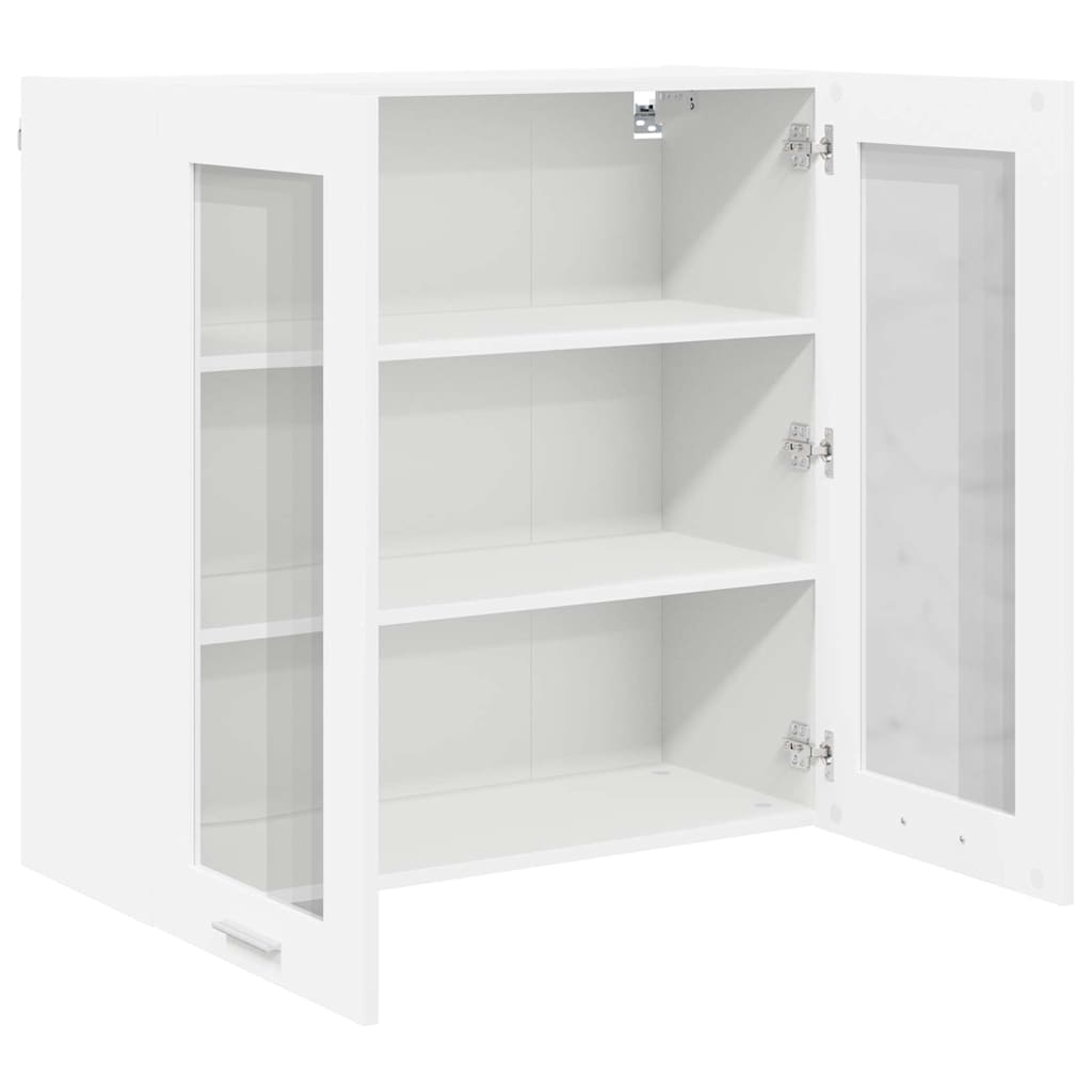 Hengende skap med lagring Hvit 80 x 31 x 80 cm Konstruert tre