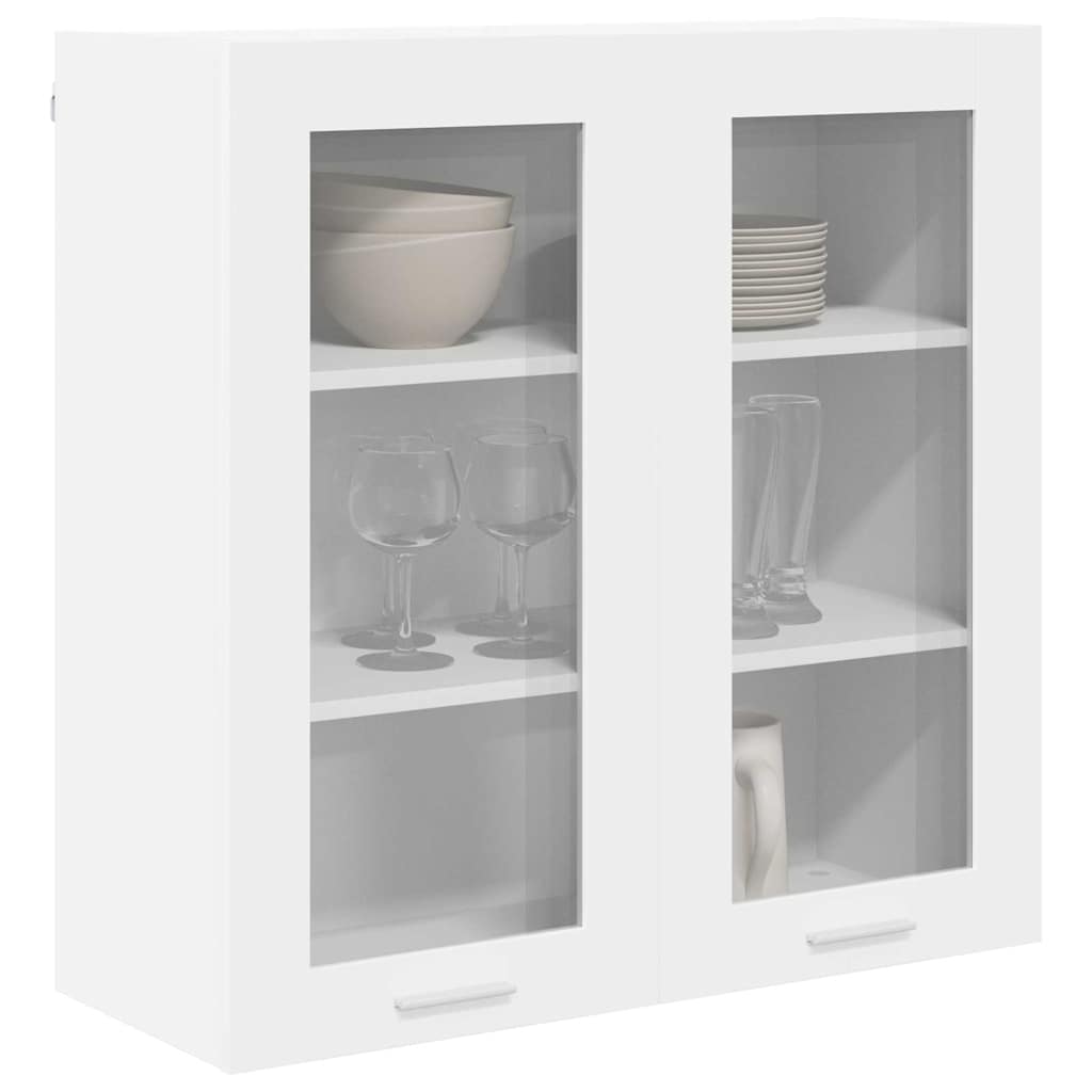 Hengende skap med lagring Hvit 80 x 31 x 80 cm Konstruert tre