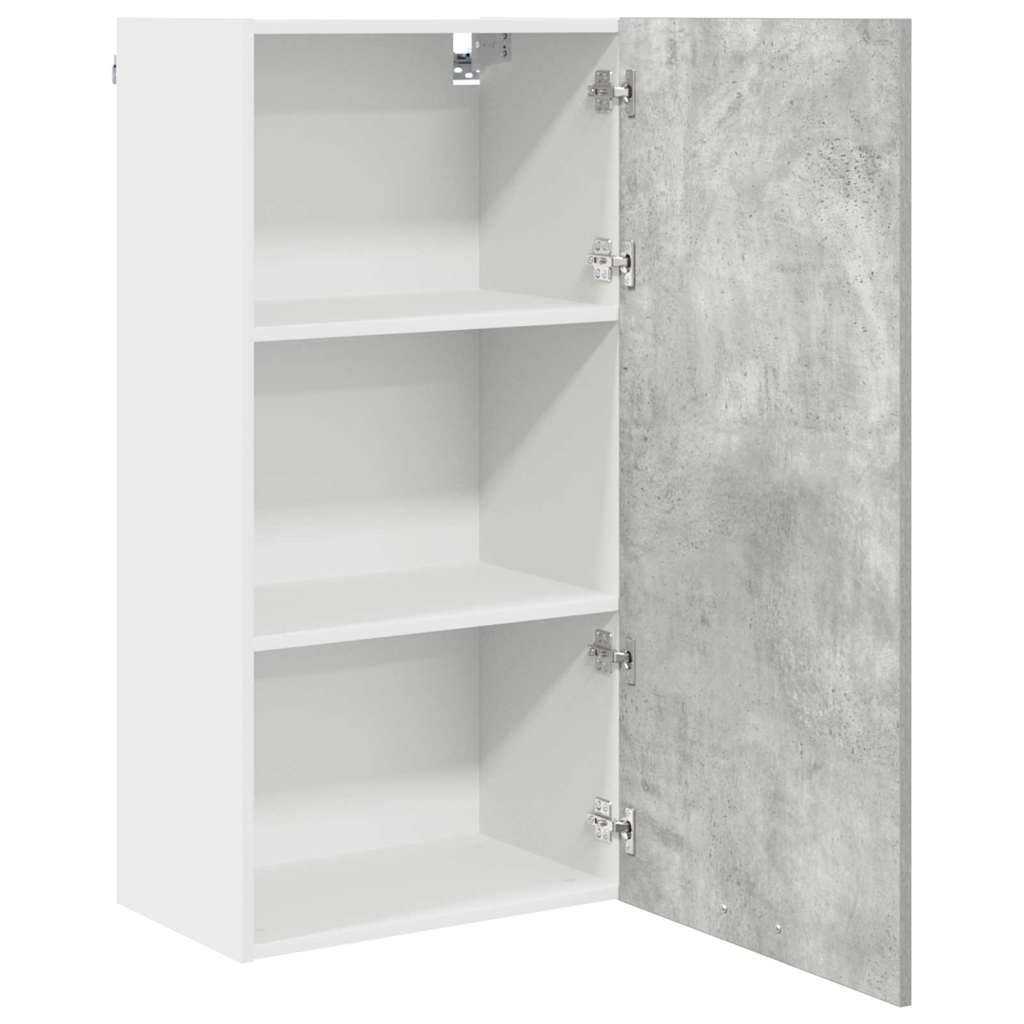 Hengende skap Betonggrå og hvit 50 x 31 x 100 cm Konstruert tre