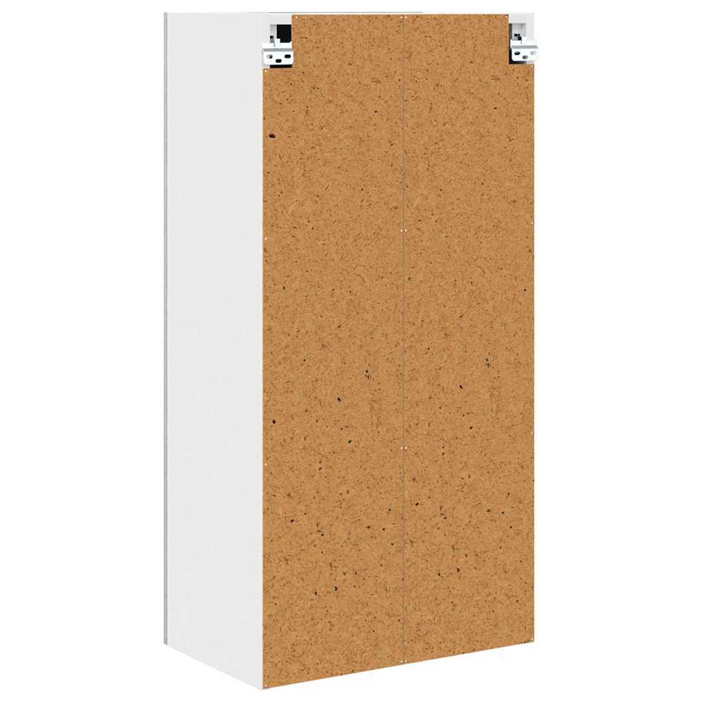 Hengende skap Betonggrå og hvit 50 x 31 x 100 cm Konstruert tre