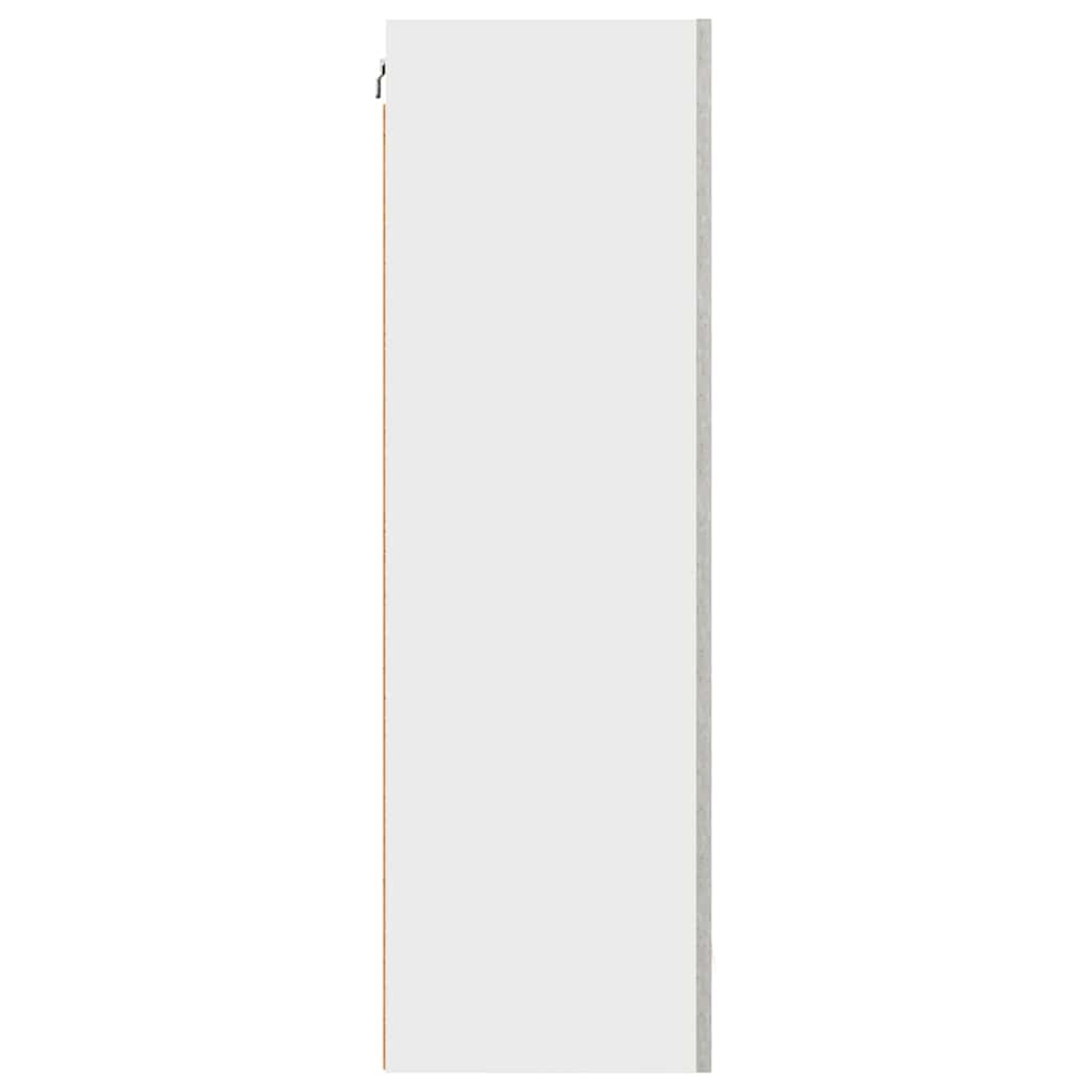 Hengende skap Betonggrå og hvit 50 x 31 x 100 cm Konstruert tre