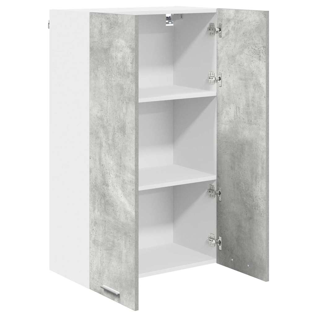 Hengende skap med dør Betonggrå 60 x 31 x 100 cm Konstruert tre