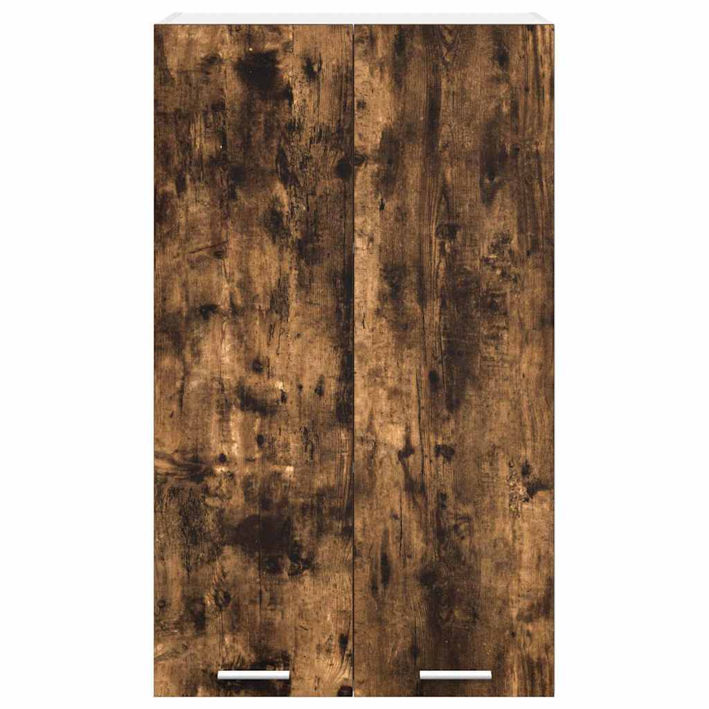 Hengende skap med dør Røkt eik 60 x 31 x 100 cm Konstruert tre