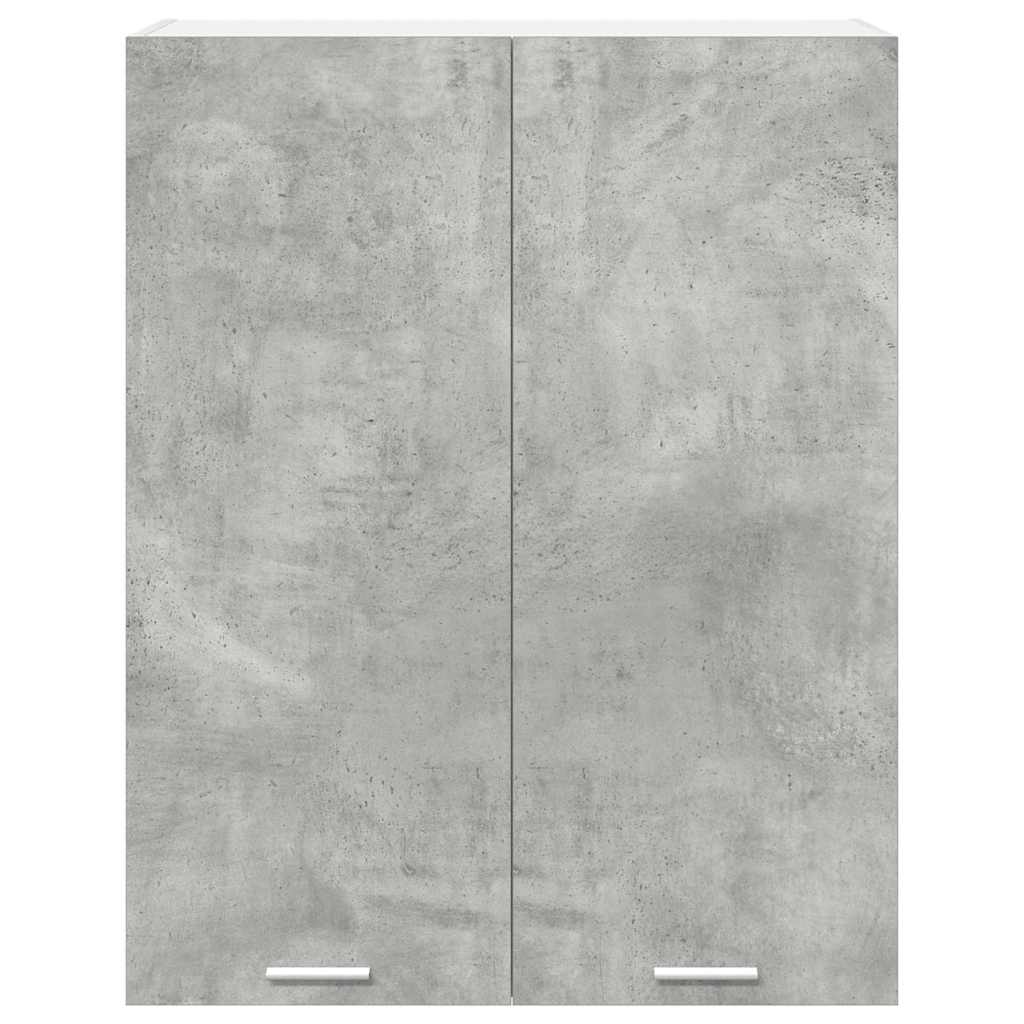 Hengende skap med dør Betonggrå 80 x 31 x 100 cm Konstruert tre