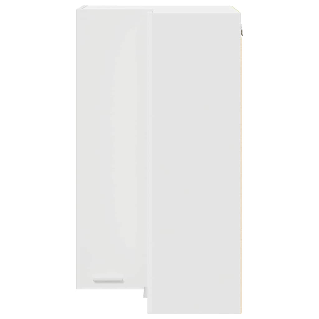 Hengende skap med lagring Hvit 57 x 57 x 100 cm Konstruert tre