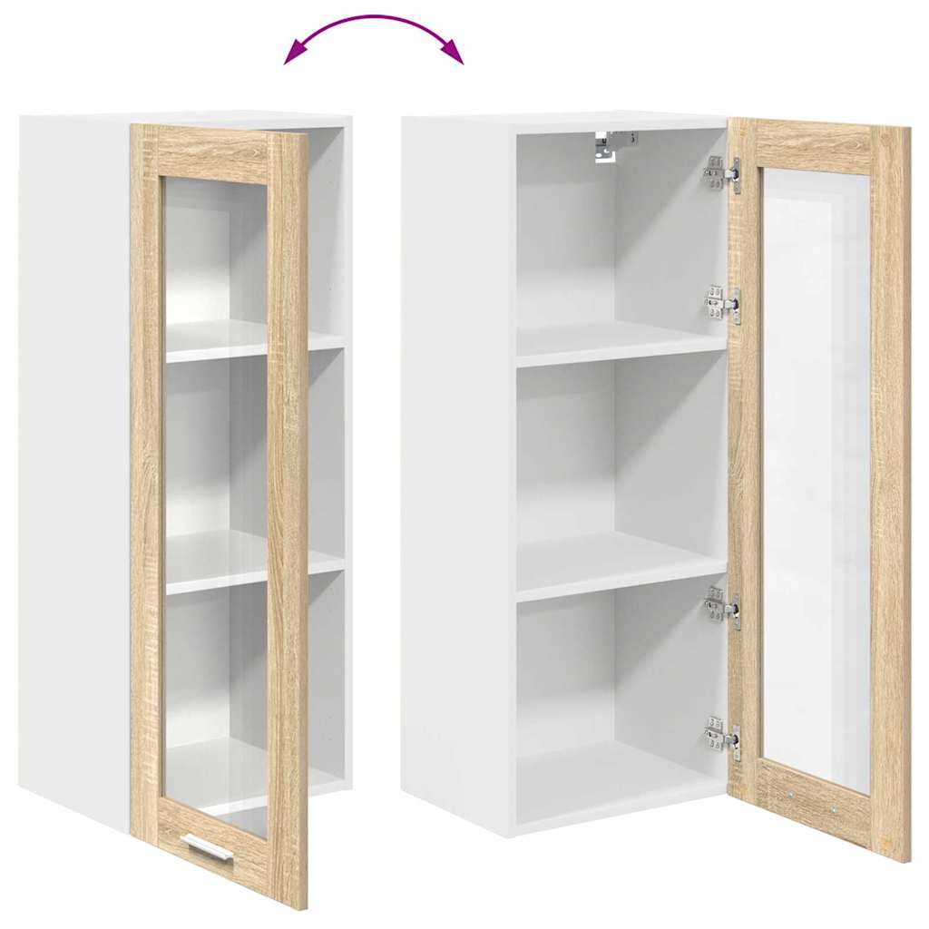 Hengende skap Sonoma eik 40 x 31 x 100 cm Konstruert tre